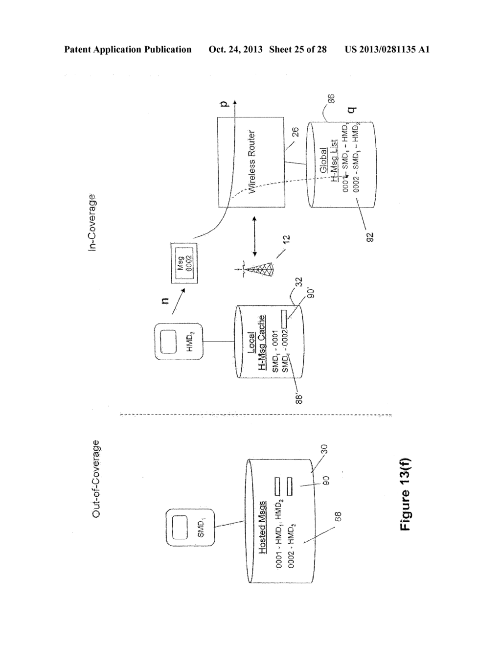 System and Method for Enabling Messages to be Sent While a Mobile Device     is Out-of-Coverage - diagram, schematic, and image 26