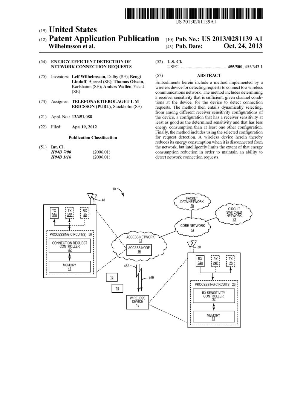 Energy-Efficient Detection of Network Connection Requests - diagram, schematic, and image 01