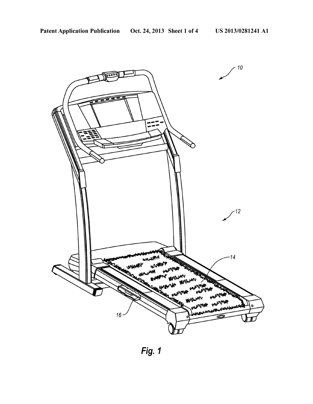 Treadbelts Comprising a Specialized Surface, Treadmills Including Such     Treadbelts, and Related Methods - diagram, schematic, and image 02