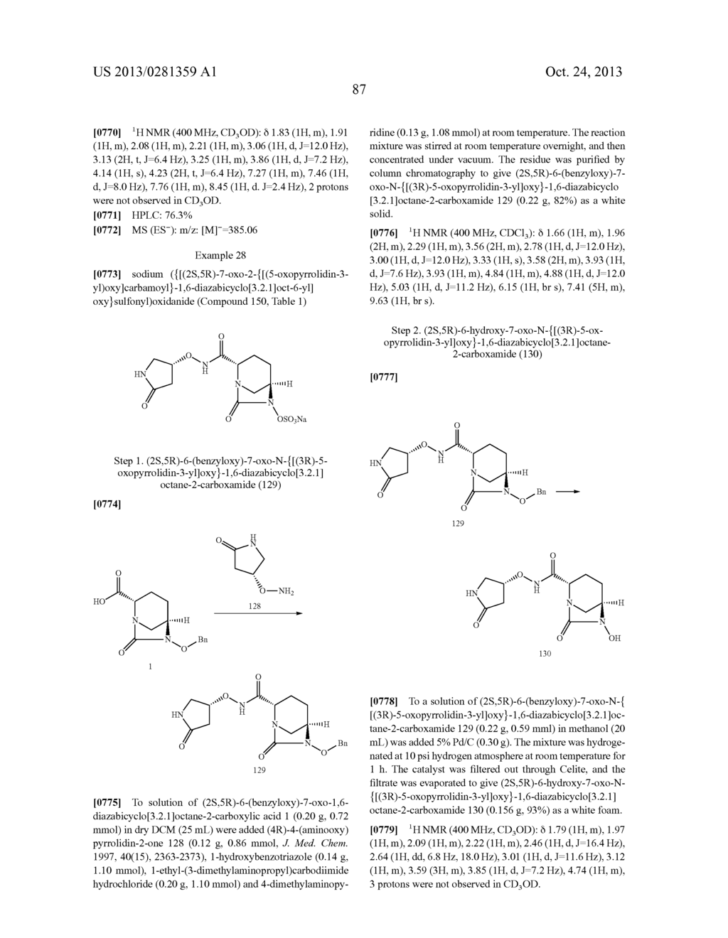 NEW BICYCLIC COMPOUNDS AND THEIR USE AS ANTIBACTERIAL AGENTS AND     BETA-LACTAMASE INHIBITORS - diagram, schematic, and image 88