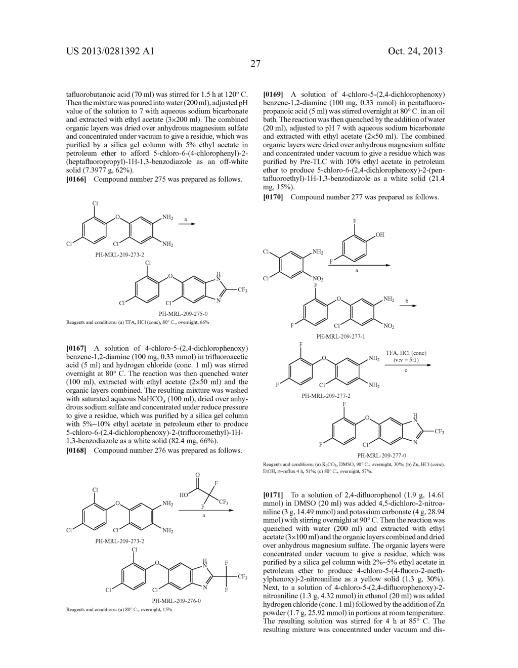 PARASITICIDAL COMPOSITIONS COMPRISING BENZIMIDAZOLE DERIVATIVES, METHODS     AND USES THEREOF - diagram, schematic, and image 28