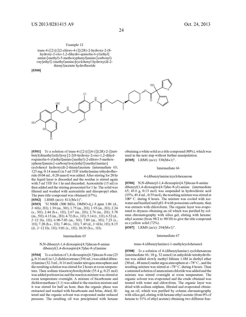 NEW CYCLOHEXYLAMINE DERIVATIVES HAVING  2 ADRENERGIC AGONIST AND M3     MUSCARINIC ANTAGONIST ACTIVITIES - diagram, schematic, and image 25