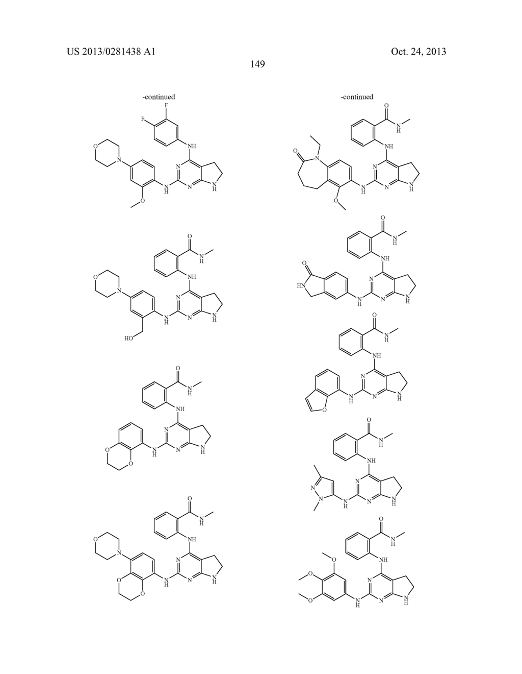 2,4-DIAMINO-6,7-DIHYDRO-5H-PYRROLO[2,3]PYRIMIDINE DERIVATIVES AS FAK/Pyk2     INHIBITORS - diagram, schematic, and image 150