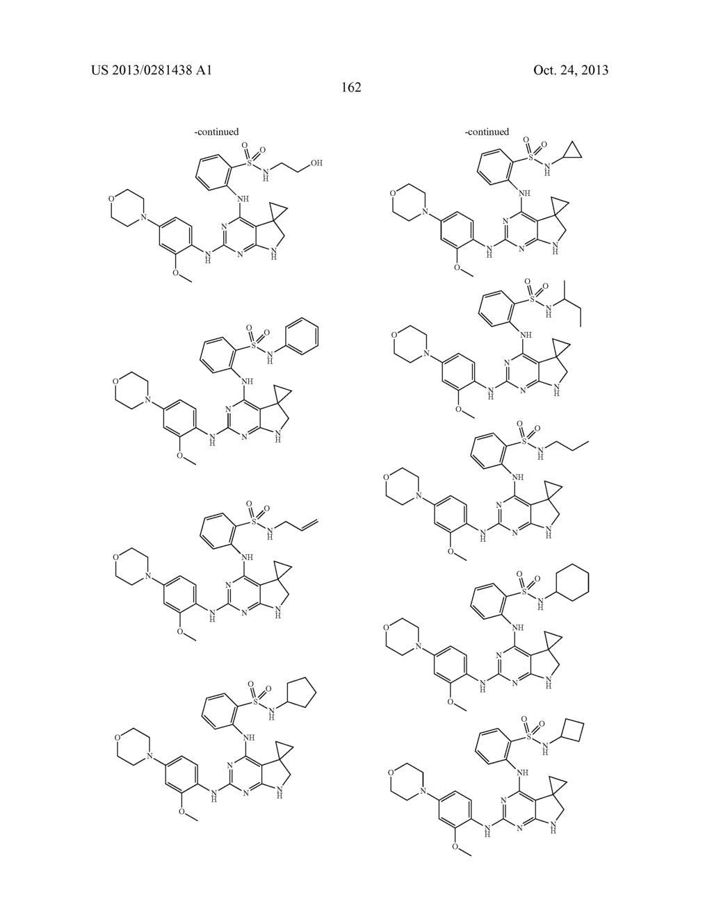 2,4-DIAMINO-6,7-DIHYDRO-5H-PYRROLO[2,3]PYRIMIDINE DERIVATIVES AS FAK/Pyk2     INHIBITORS - diagram, schematic, and image 163