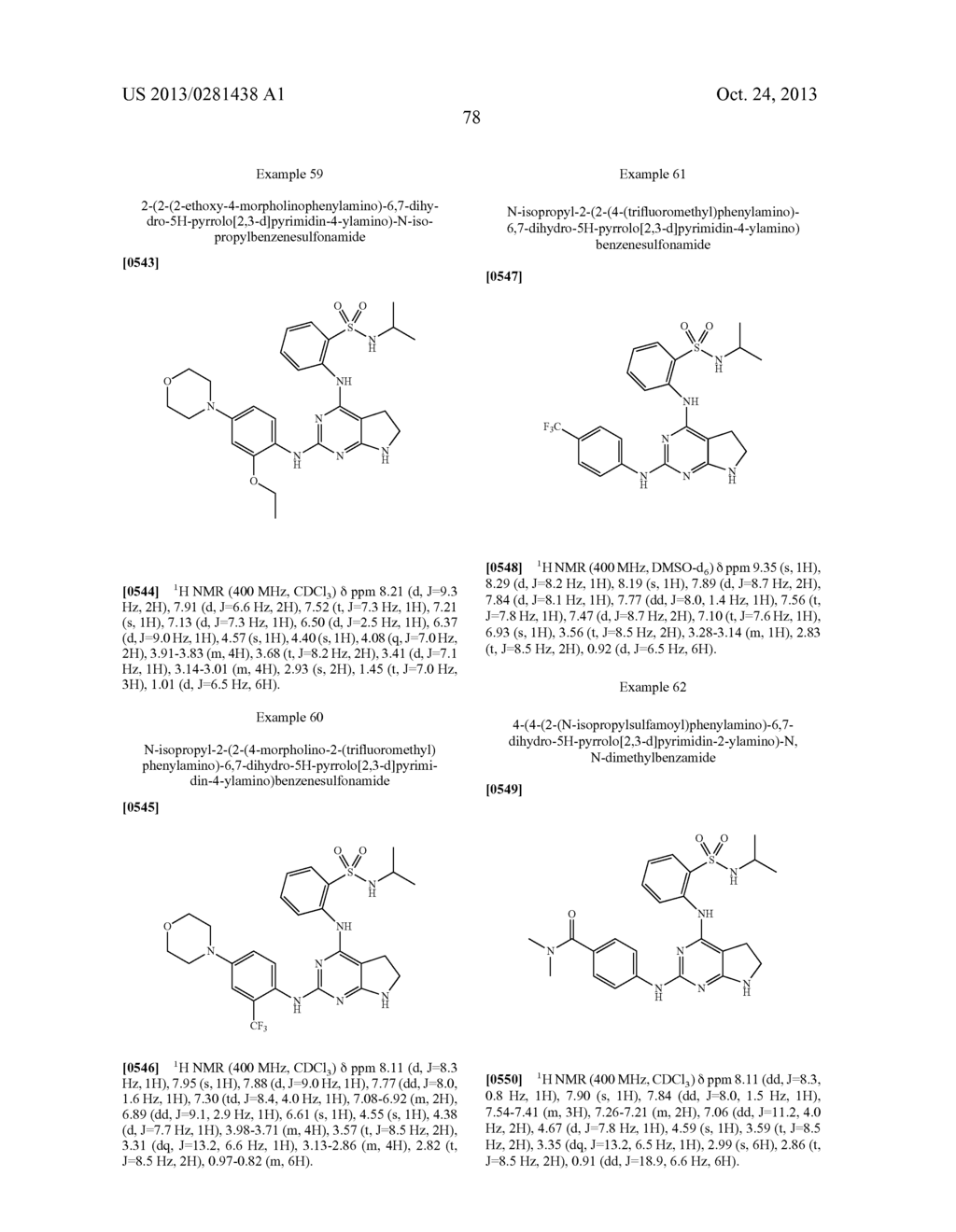 2,4-DIAMINO-6,7-DIHYDRO-5H-PYRROLO[2,3]PYRIMIDINE DERIVATIVES AS FAK/Pyk2     INHIBITORS - diagram, schematic, and image 79