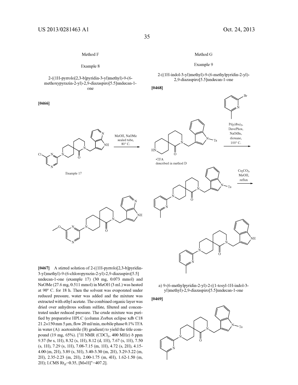 DIAZA-SPIRO[5.5]UNDECANES USEFUL AS OREXIN RECEPTOR ANTAGONISTS - diagram, schematic, and image 36