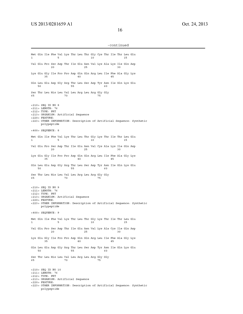 WELL-DEFINED OLIGOMERS OF UBIQUITIN AND UBIQUITIN-LIKE POLYPEPTIDES, AND     METHODS FOR PREPARING SAME - diagram, schematic, and image 40