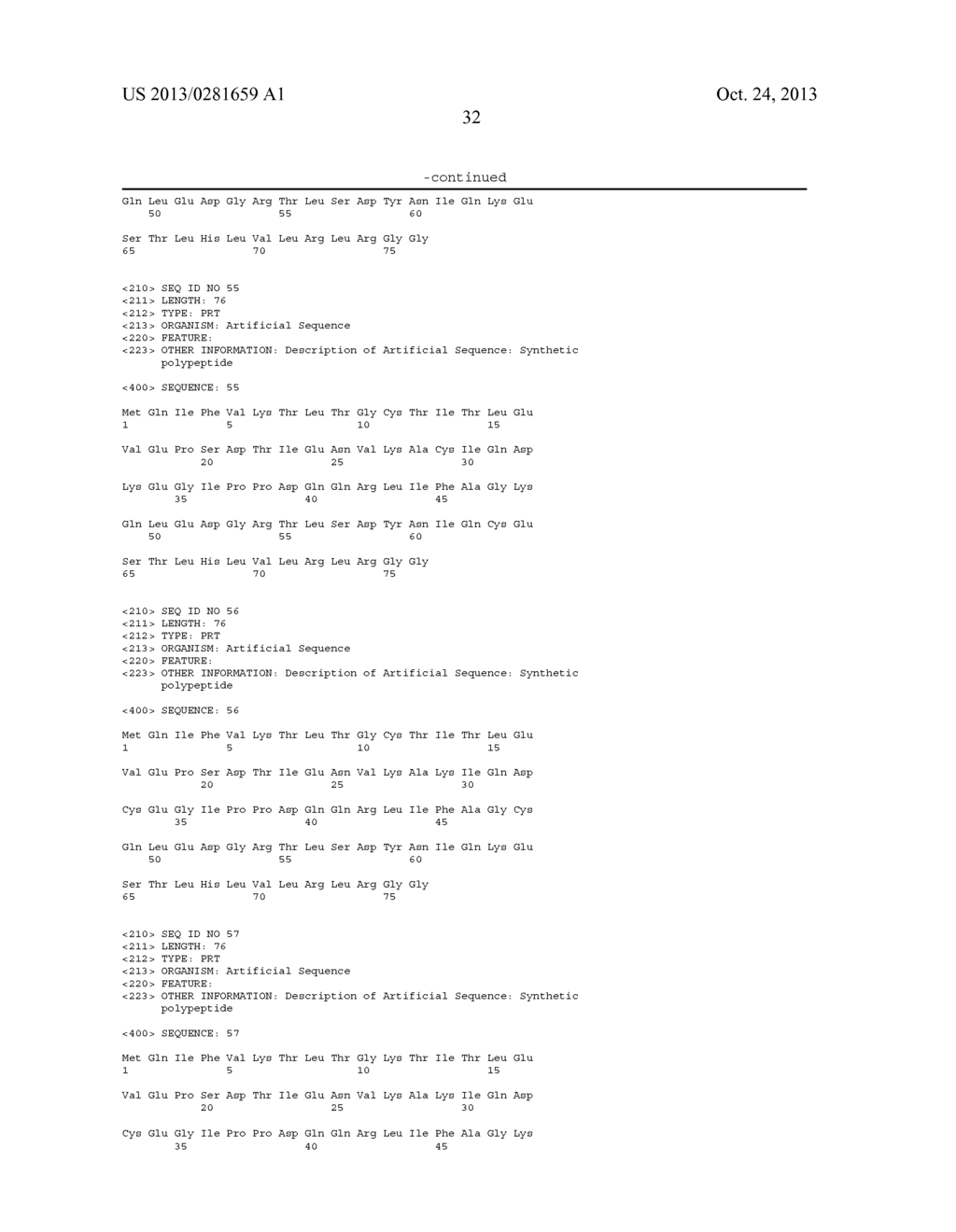 WELL-DEFINED OLIGOMERS OF UBIQUITIN AND UBIQUITIN-LIKE POLYPEPTIDES, AND     METHODS FOR PREPARING SAME - diagram, schematic, and image 56