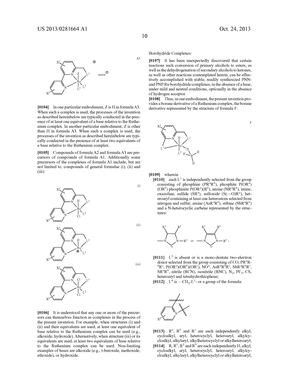 NOVEL RUTHENIUM COMPLEXES AND THEIR USES IN PROCESSES FOR FORMATION AND/OR     HYDROGENATION OF ESTERS, AMIDES AND DERIVATIVES THEREOF - diagram, schematic, and image 19