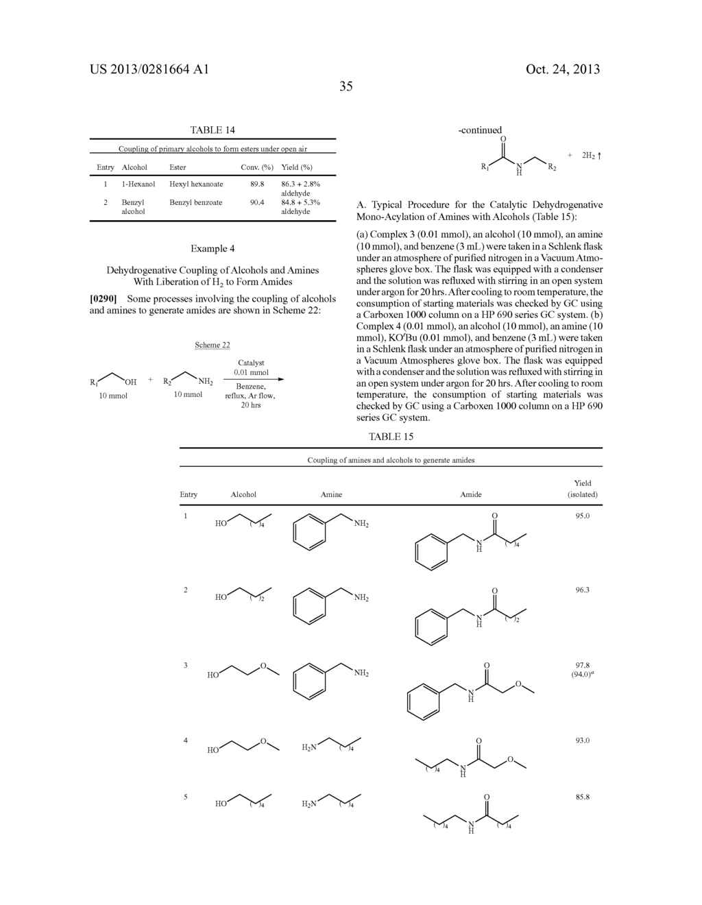 NOVEL RUTHENIUM COMPLEXES AND THEIR USES IN PROCESSES FOR FORMATION AND/OR     HYDROGENATION OF ESTERS, AMIDES AND DERIVATIVES THEREOF - diagram, schematic, and image 44