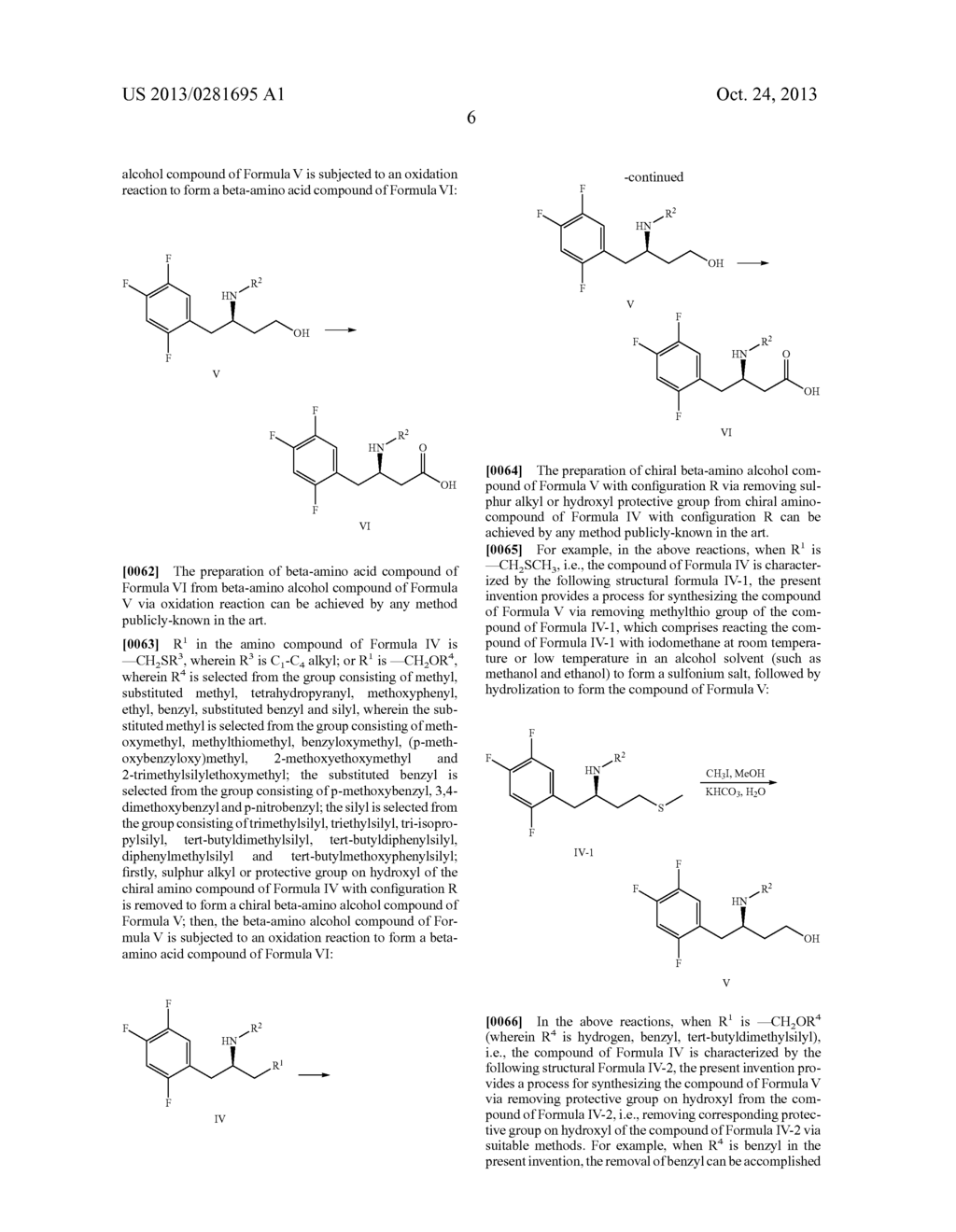 INTERMEDIATES OF SITAGLIPTIN AND PREPARATION PROCESS THEREOF - diagram, schematic, and image 07