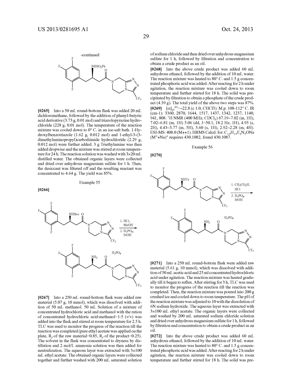 INTERMEDIATES OF SITAGLIPTIN AND PREPARATION PROCESS THEREOF - diagram, schematic, and image 30