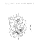 LAPAROSCOPIC SUTURING INSTRUMENT WITH MULTI-DRIVE SEQUENCED TRANSMISSION diagram and image