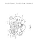 LAPAROSCOPIC SUTURING INSTRUMENT WITH MULTI-DRIVE SEQUENCED TRANSMISSION diagram and image