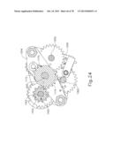 LAPAROSCOPIC SUTURING INSTRUMENT WITH MULTI-DRIVE SEQUENCED TRANSMISSION diagram and image