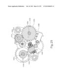 LAPAROSCOPIC SUTURING INSTRUMENT WITH MULTI-DRIVE SEQUENCED TRANSMISSION diagram and image