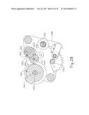 LAPAROSCOPIC SUTURING INSTRUMENT WITH MULTI-DRIVE SEQUENCED TRANSMISSION diagram and image