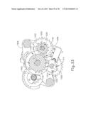 LAPAROSCOPIC SUTURING INSTRUMENT WITH MULTI-DRIVE SEQUENCED TRANSMISSION diagram and image