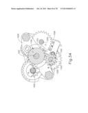 LAPAROSCOPIC SUTURING INSTRUMENT WITH MULTI-DRIVE SEQUENCED TRANSMISSION diagram and image