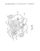 LAPAROSCOPIC SUTURING INSTRUMENT WITH MULTI-DRIVE SEQUENCED TRANSMISSION diagram and image