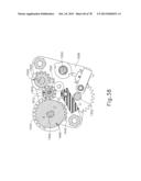 LAPAROSCOPIC SUTURING INSTRUMENT WITH MULTI-DRIVE SEQUENCED TRANSMISSION diagram and image