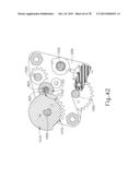 LAPAROSCOPIC SUTURING INSTRUMENT WITH MULTI-DRIVE SEQUENCED TRANSMISSION diagram and image