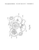 LAPAROSCOPIC SUTURING INSTRUMENT WITH MULTI-DRIVE SEQUENCED TRANSMISSION diagram and image