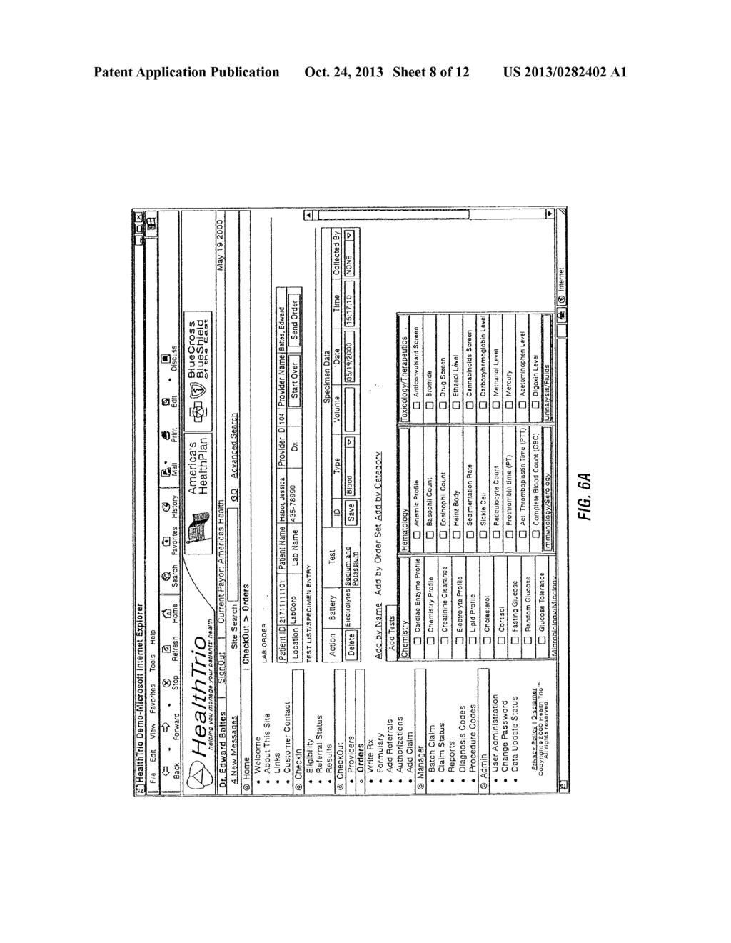 SYSTEM FOR COMMUNICATION OF HEALTH CARE DATA - diagram, schematic, and image 09