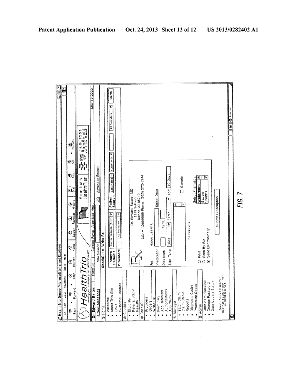 SYSTEM FOR COMMUNICATION OF HEALTH CARE DATA - diagram, schematic, and image 13