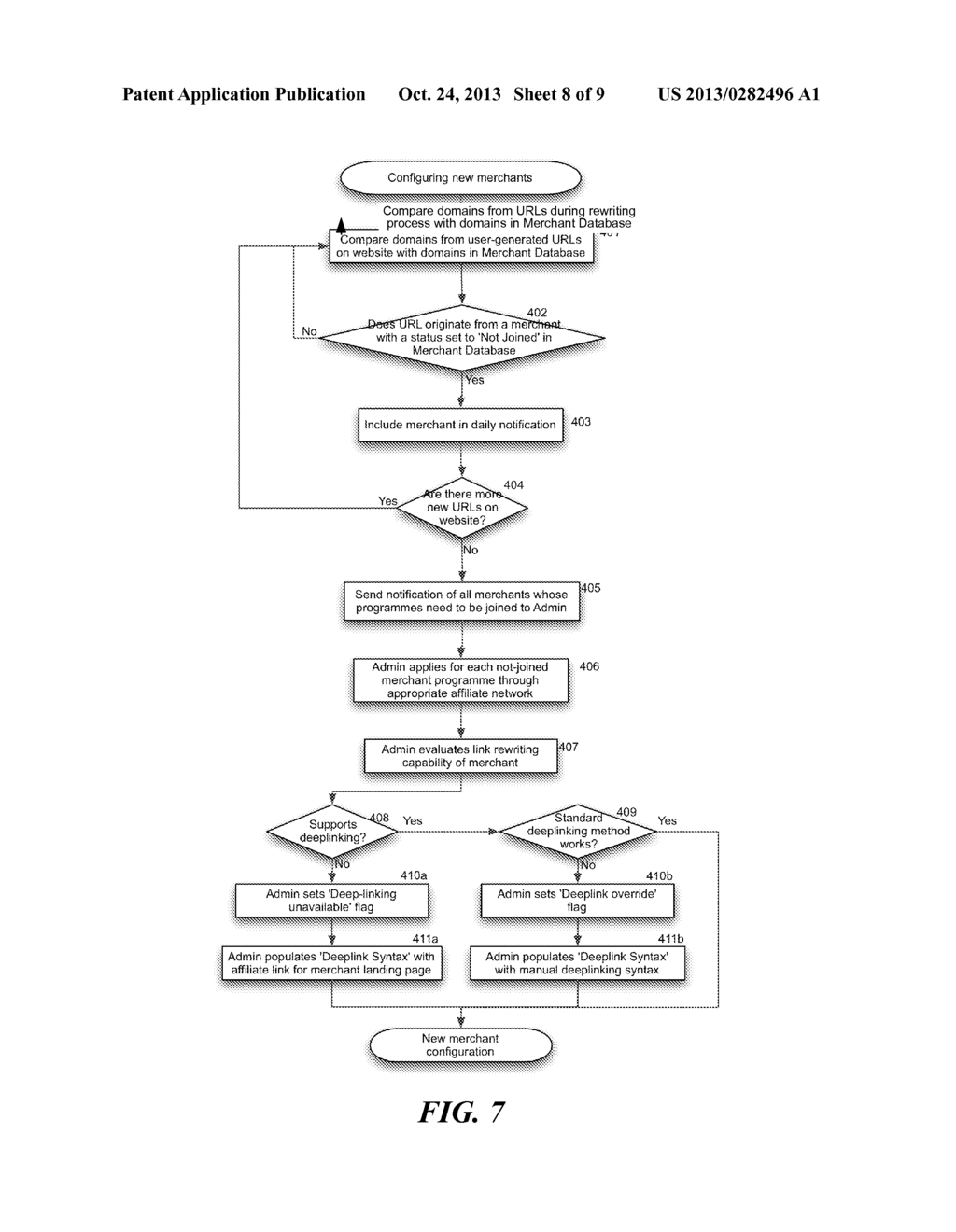 METHODS AND SYSTEMS FOR MONETIZING EDITORIAL USER-GENERATED CONTENT VIA     CONVERSION INTO AFFILIATE MARKETING LINKS - diagram, schematic, and image 09