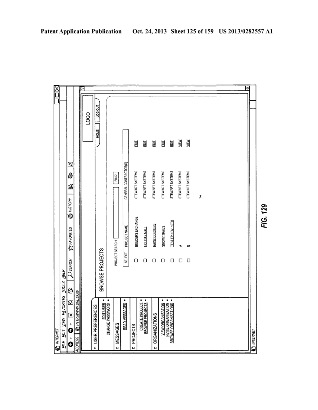 METHOD OF AND SYSTEM FOR EVALUATING FINANCIAL RISK ASSOCIATED WITH A     CONSTRUCTION PROJECT - diagram, schematic, and image 126