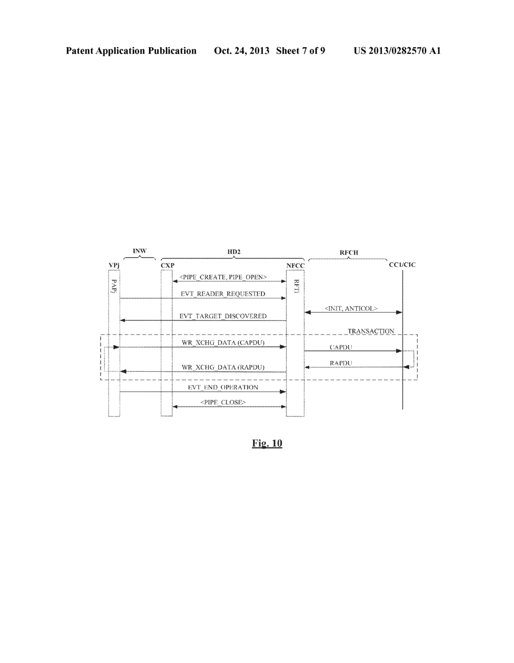 METHOD AND SYSTEM FOR NFC TRANSACTION - diagram, schematic, and image 08