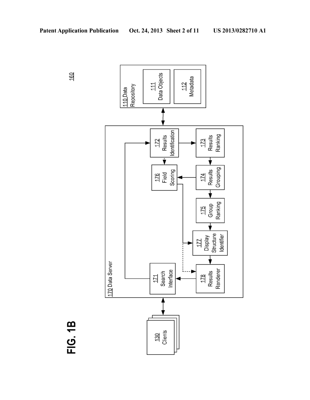 DISPLAYING RESULTS OF KEYWORD SEARCH OVER ENTERPRISE DATA - diagram, schematic, and image 03