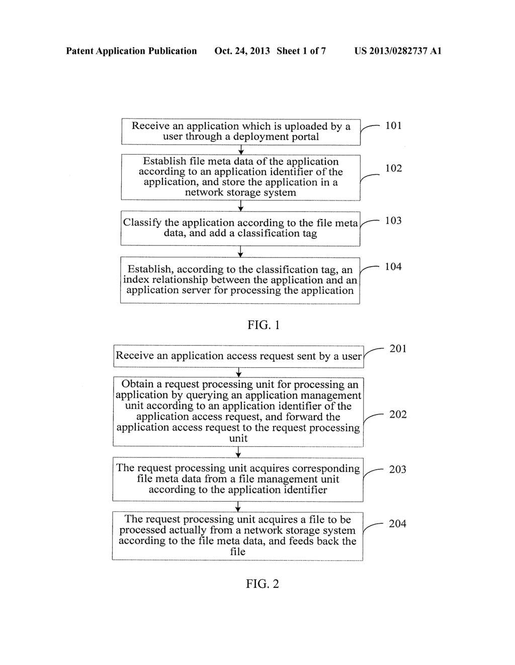 METHOD AND APPARATUS FOR INTELLIGENTLY DEPLOYING AN APPLICATION, METHOD     AND APPARATUS FOR PROCESSING APPLICATION ACCESS, SYSTEM FOR INTELLIGENTLY     DEPLOYING AND SCHEDULING AN APPLICATION - diagram, schematic, and image 02