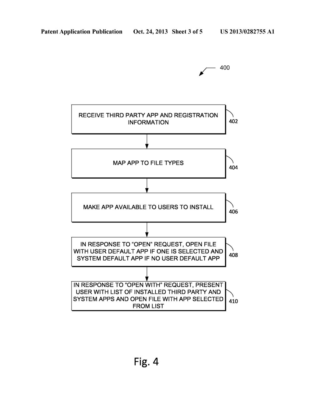 Associating a File Type with an Application in a Network Storage Service - diagram, schematic, and image 04