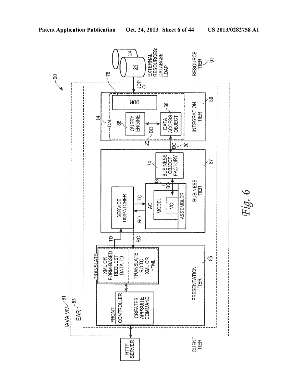 METHOD AND SYSTEM FOR A TRANSPARENT APPLICATION OF MULTIPLE QUERIES ACROSS     MULTIPLE DATA SOURCES - diagram, schematic, and image 07