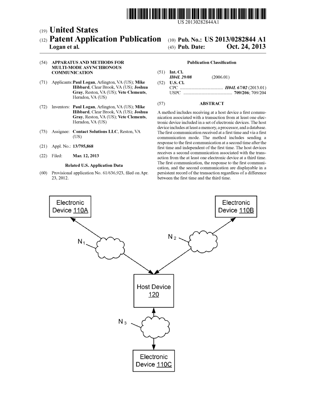 APPARATUS AND METHODS FOR MULTI-MODE ASYNCHRONOUS COMMUNICATION - diagram, schematic, and image 01