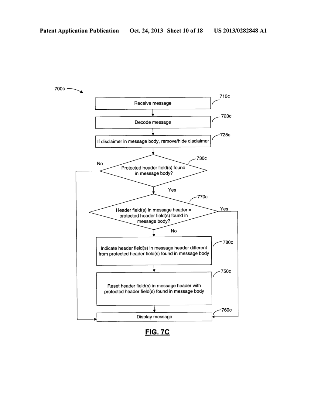SYSTEMS AND METHODS FOR PROTECTING HEADER FIELDS IN A MESSAGE - diagram, schematic, and image 11