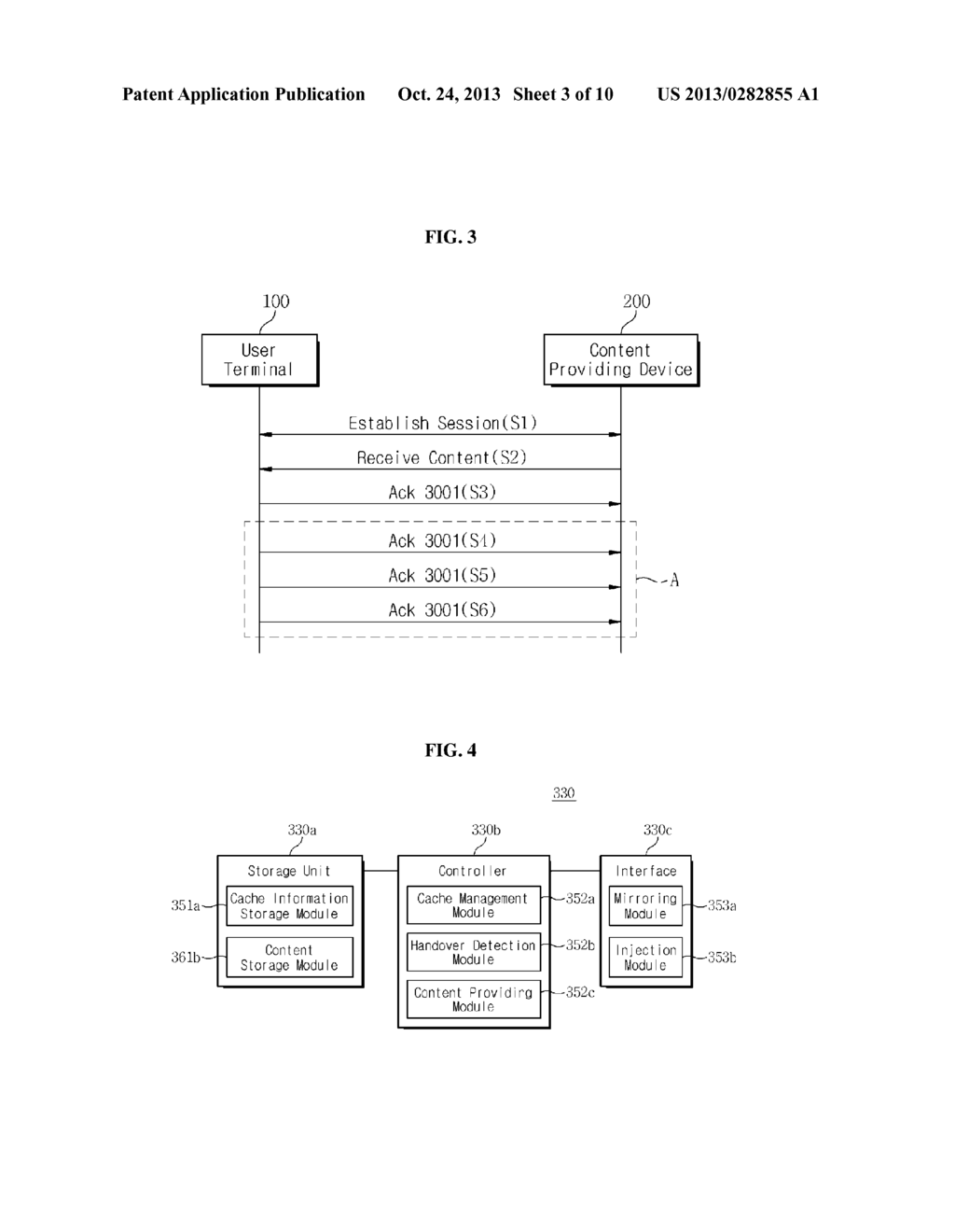 CACHE DEVICE, CACHE CONTROL DEVICE, AND METHODS FOR DETECTING HANDOVER - diagram, schematic, and image 04