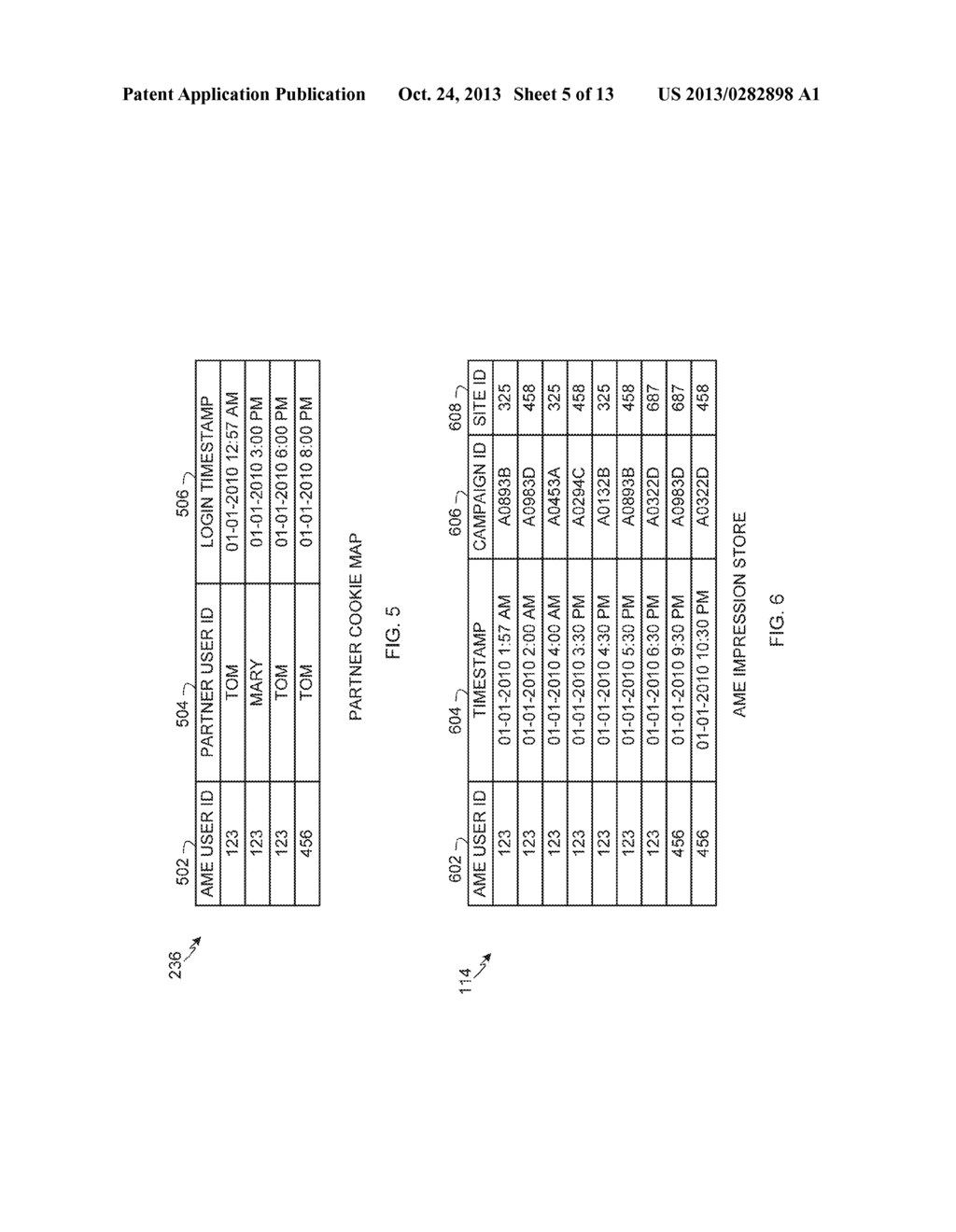 METHODS AND APPARATUS TO DETERMINE MEDIA IMPRESSIONS USING DISTRIBUTED     DEMOGRAPHIC INFORMATION - diagram, schematic, and image 06