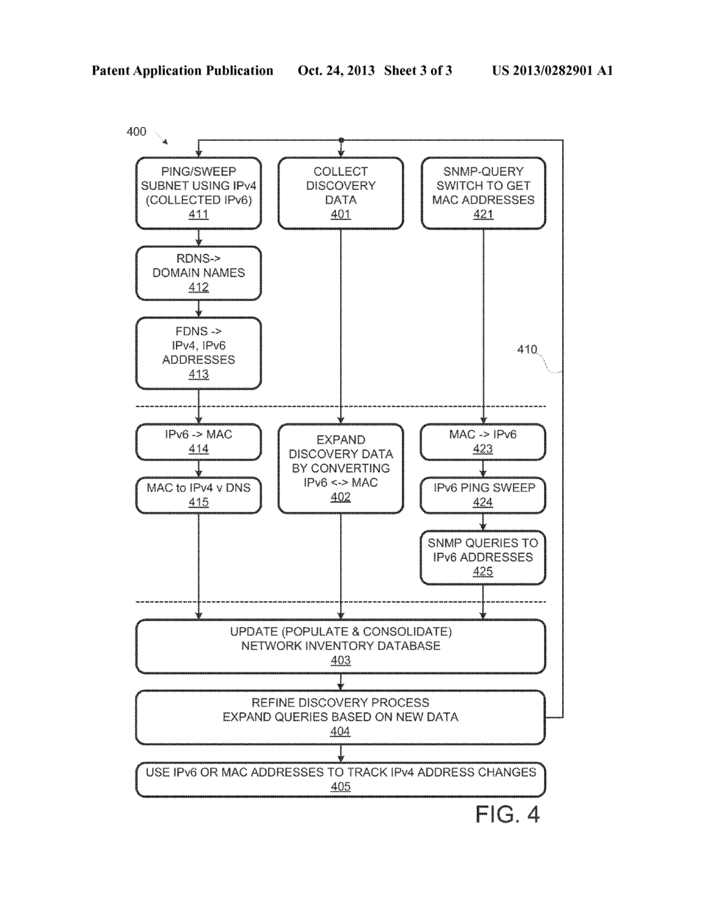 COMPUTER NETWORK NODE DISCOVERY - diagram, schematic, and image 04