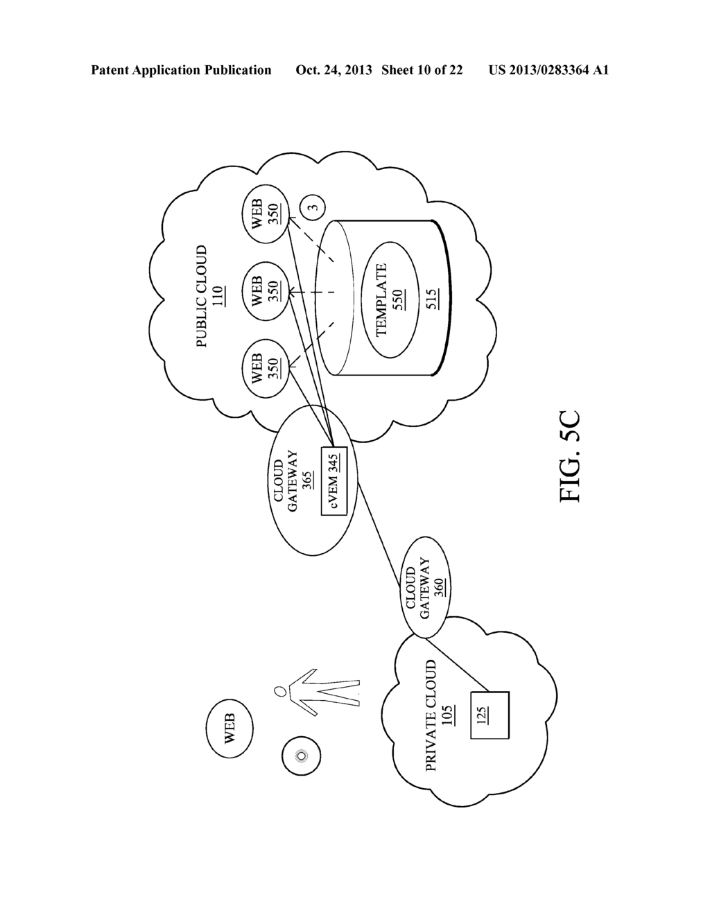 DISTRIBUTED VIRTUAL SWITCH ARCHITECTURE FOR A HYBRID CLOUD - diagram, schematic, and image 11