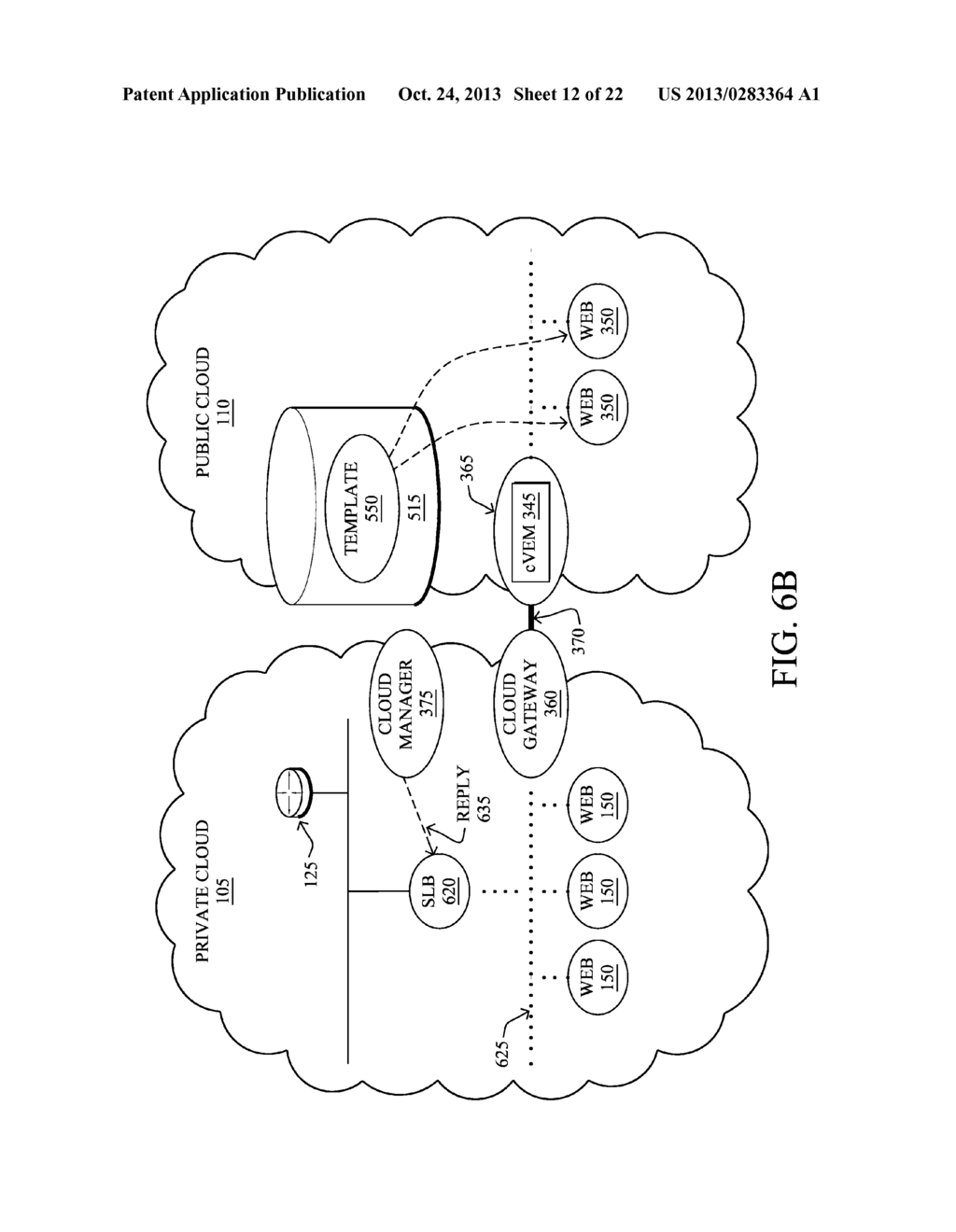 DISTRIBUTED VIRTUAL SWITCH ARCHITECTURE FOR A HYBRID CLOUD - diagram, schematic, and image 13