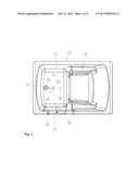 DRAIN SYSTEM FOR BATHTUB WITH DOOR diagram and image