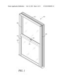 DOUBLE HUNG LATCH AND JAMB HARDWARE diagram and image