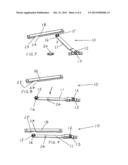 CASEMENT WINDOW FALL PREVENTION DEVICE WITH AN EMERGENCY ESCAPE RELEASE     MECHANISM diagram and image