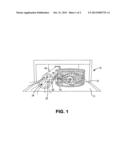 Apparatus for dividing heat-shrinkable plastic film into different     temperature regions diagram and image