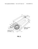 Apparatus for dividing heat-shrinkable plastic film into different     temperature regions diagram and image