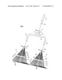 Dual Head Hand Rake Assembly diagram and image