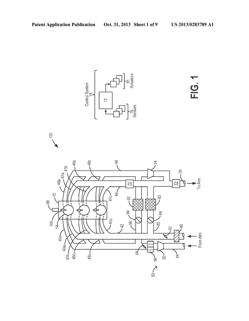 METHOD AND SYSTEM FOR A TURBOCHARGED ENGINE - diagram, schematic, and image 02